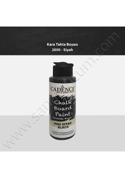 Cadence Chalkboard Paint Kara Tahta Boyası 120 Ml. 2600 Siyah