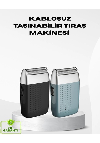 Kablosuz Şarjlı Sakal Tıraş Makinesi Kuru Kullanım, Uzun Pil Ömrü Diğer
