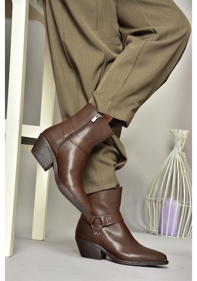 Fox Shoes T404400609 Kahverengi Kalın Topuklu Kadın Bot Kahverengi-suni Deri Kahverengi Fox Shoes T404400609 Kahverengi Kalın Topuklu Kadın Bot Kahverengi-suni Deri Kahverengi