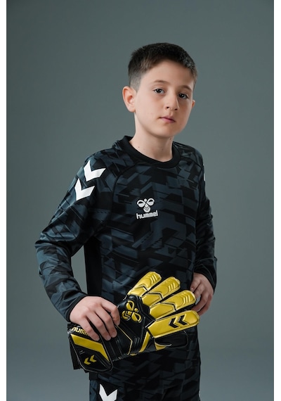 Hummel Line Kaleci Tek Üst Forma Siyah Çocuk