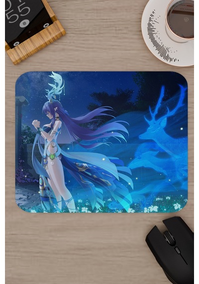 Lauma Genshin Impact Anime Oyuncu V4 - 22x18 Gaming Mouse Pad Fare Altlığı