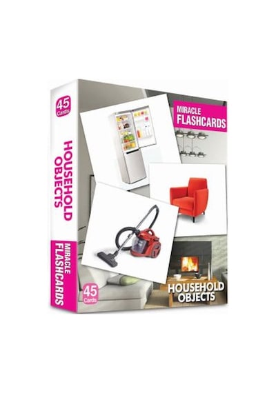 Miracle Flashcards Household Objects 45 Cards