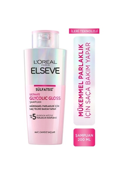 Elseve Glycolic Gloss Mükemmel Parlaklık Sampuan Ve Laminasyon S PKT.ELSEVE.024