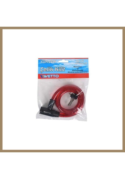 Bezos 927-928 12x80 Bisiklet Kilidi 22 Çok Renkli