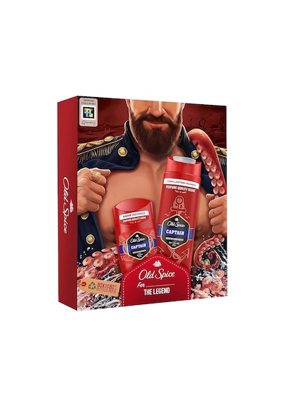 The Legend Captain Deo Stick 50ml & Duş Jeli 250 Ml Set