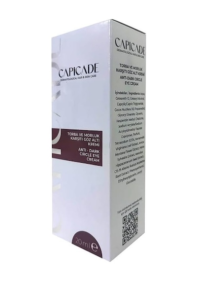 Capicade Torba Ve Morluk Karşıtı Göz Altı Krem 20 Ml