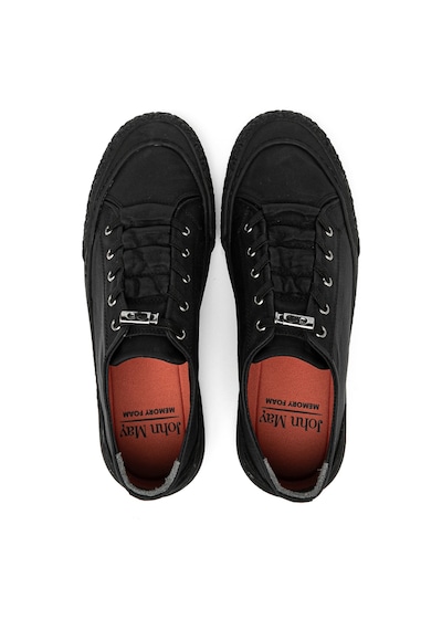 Sneaker Günlük Erkek Ka-c25806 John May Siyah Fayliza-siyah Suet Siyah