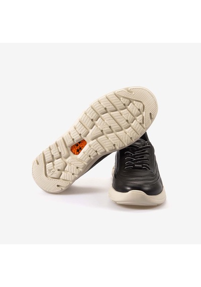 Kemal Tanca Hakiki Deri Bağcıklı Erkek Spor & Sneaker Ayakkabı 2824 Siyah