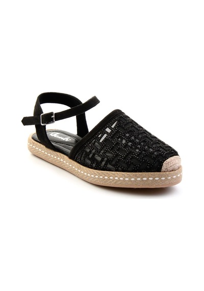 Bambi Siyah Kadın Espadril K01117090902 Siyah