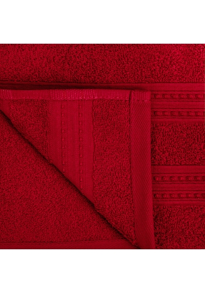 Soft Lapa 2'li Havlu Seti - Bordo - 30x30 Cm Renkli