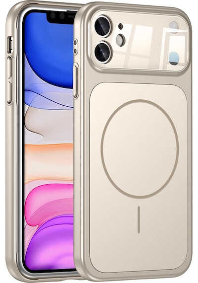 Apple Uyumlu iPhone 11 Kılıf Mkst M-safe Şarj Özellikli Kamera Korumalı Formen Kapak - Gri Gri