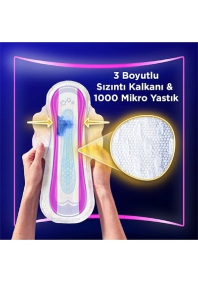 Anne Kız Paketi Gece Extra Hijyenik Ped 50 Adet