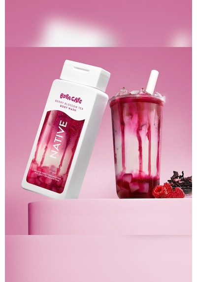 Native Boba Cafe Berry Blossom Tea Duş Jeli 532ml Diğer