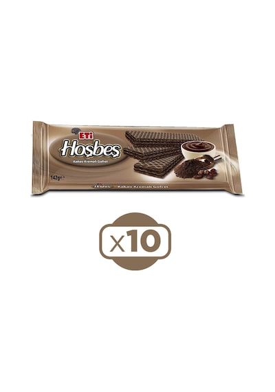 Eti Hoşbeş Kakao Kremalı Gofret 10 x 142 G