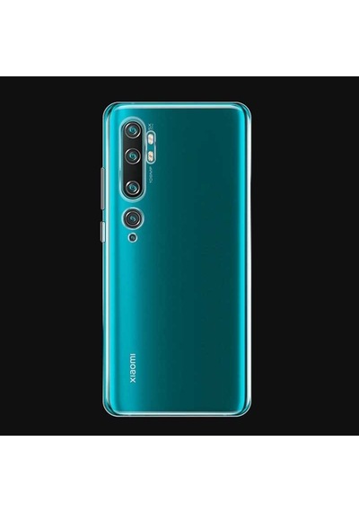 Rba Aksesuar Mi Note 10 Kılıf Rba Süper Silikon Kapak - Renksiz Çok Renkli