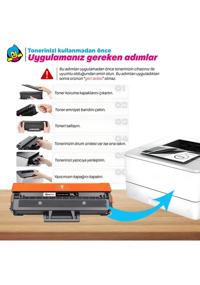 Samsung Uyumlu. Mlt d111s Uyumlu Toner 4'lü Paket Xpress M2020 M2022 M2070