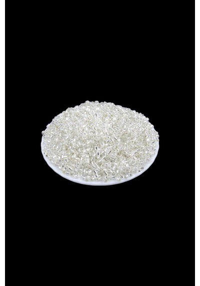 Gümüş 5x4 Mm Büyük Kesme Boncuk 50 Gr