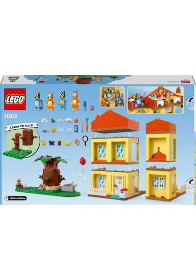 LEGO® Bluey: Bluey’nin Aile Evi 11203 - 4 Yaş ve Üzeri Çocuklar için Yaratıcı Oyuncak Yapım Seti (382 Parça)