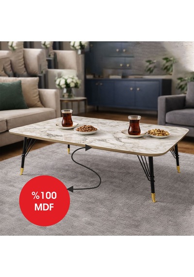 Mermer Desenli Mdf Orta Sehpa 90x60 Cm Metal Ayaklı Modern Salon Sehpası Mermer Desenli Mdf Mermer Desenli Mdf Orta Sehpa 90x60 Cm Metal Ayaklı Modern Salon Sehpası Mermer Desenli Mdf