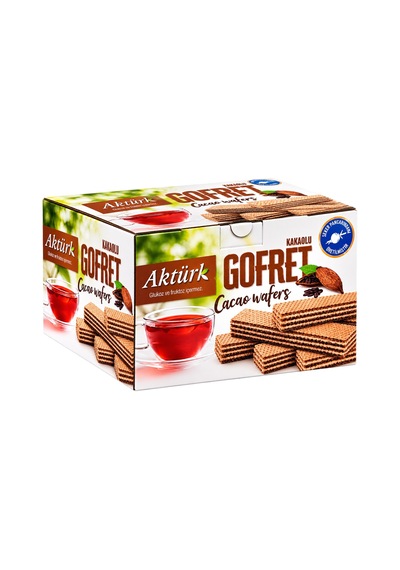 Aktürk Gofret Kakaolu 800 Gr X 8 Kutu