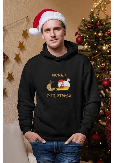 Geyik Noel Baba Yeni Yıl Sweatshirt 001