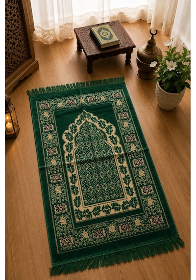 Royam Kadife Şipinger Seccade Hac Ve Umre Hediyesi Namazlık 70 x 110