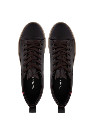 Tamer Tanca Erkek Hakiki Deri Sneakers & Spor Ayakkabı 381 21624 Erk Ayk Y25 Kahve Kmbn Kahve