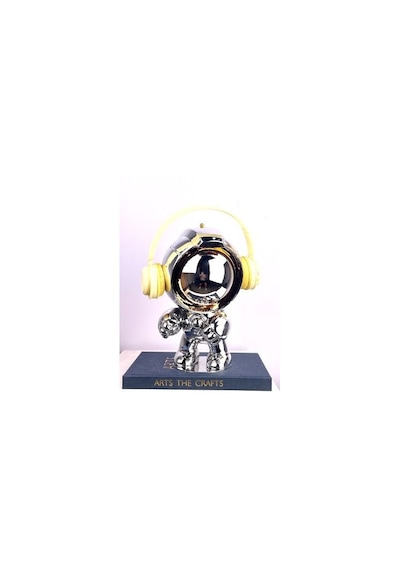 Dekoratif Astronot Heykelcik Sarı
