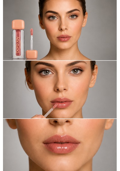 Maracuja Yağlı Dudak Parlatıcısı Nude Bliss 01 / 3d Besleyici Ve Nemlendirici Etkili / Joy Glow Maracuja Lip Gloss Işıltılı Pembe