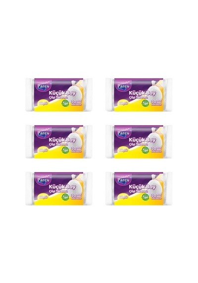 Güçlü Çöp Torbası Mini Boy-6'li Paket