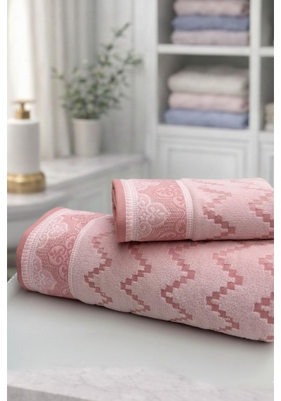 Özdilek Juliette Best Set Hamam Takımı Mavi-pembe Çok Renkli