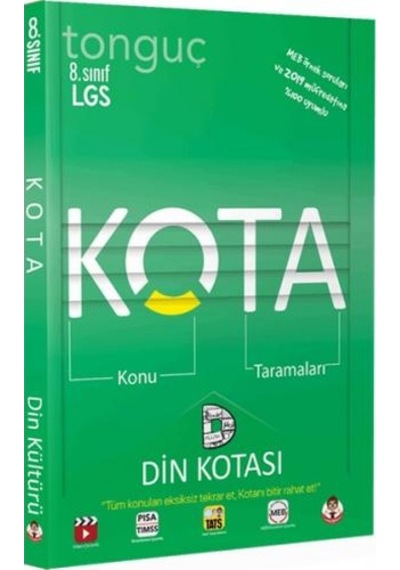 Tonguç 8. Sınıf LGS Kota Konu Taramaları Din Kültürü