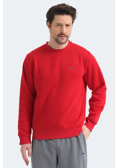 Slazenger Megar I Erkek Kırmızı Sweatshırt Kırmızı