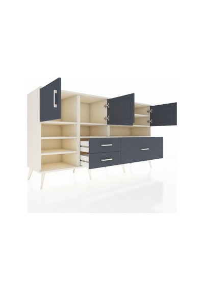 Hyperion Konsol 8 Raflı 3 Çekmeceli 4 Kapaklı 176x44x99 Aytaşı-an Aytaşı-antrasit Hyperion Konsol 8 Raflı 3 Çekmeceli 4 Kapaklı 176x44x99 Aytaşı-an Aytaşı-antrasit