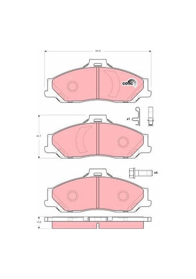 Ford Ranger Ön Fren Balatası 1999-2007