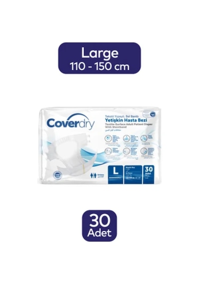 Hasta Bezi Bel Bantlı 30 Lu Large