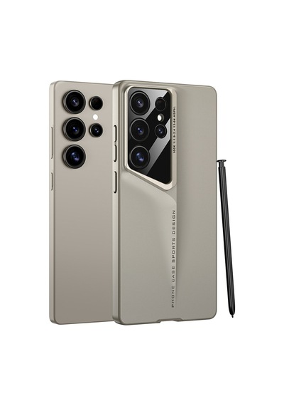 Galaxy Uyumlu S25 Ultra Kılıf Ultra İnce Kamera Korumalı Sert Rubber Pazarplus Procase Kılıf Siyah