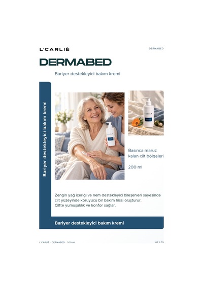 L'carlıe Dermabed Bariyer Ve Koruyucu Bakım Kremi Vücut 200 Ml