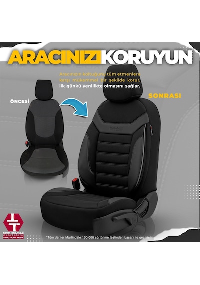 Otom Individual Design Ekstra Destekli Oto Koltuk Kılıfı - 550061876