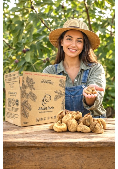 Naturel Jumbo Kuru İncir 3kg 3 KG