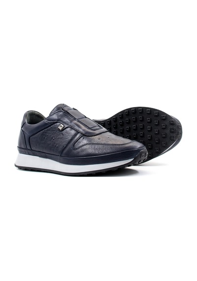 Fast Step Hakiki Deri Erkek Casual Ayakkabı 951ma109 Lacivert