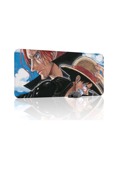 One Piece Kaymaz Dikişli Kauçuk Oyuncu Mousepad V3 - 90x40 Xxl Gaming Mouse Pad Fare Altlığı