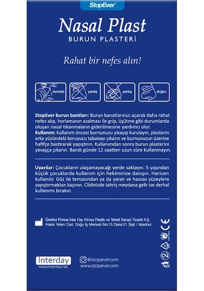 Stopever Burun Plasteri 10'lu Normal