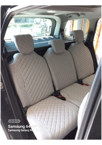 Citroen C4 Picasso Araca Özel Deri Oto Koltuk Kılıfı