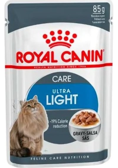 Royal Canin Ultra Light Gravy Pouch Yetişkin Kedi Maması 6 x 85 G