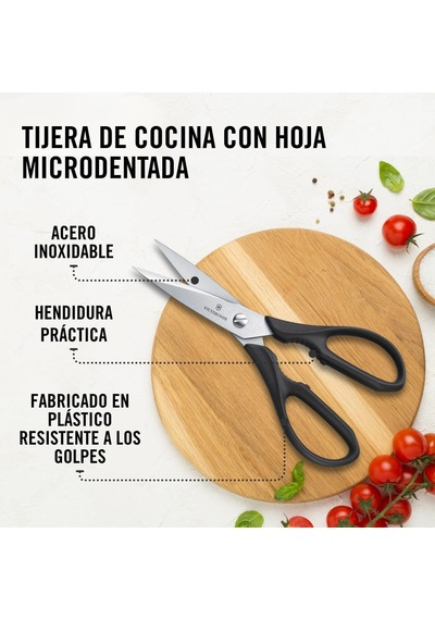Victorinox Evrensel Mutfak Makası Paslanmaz Siyah 20 Cm, 7.6363.3