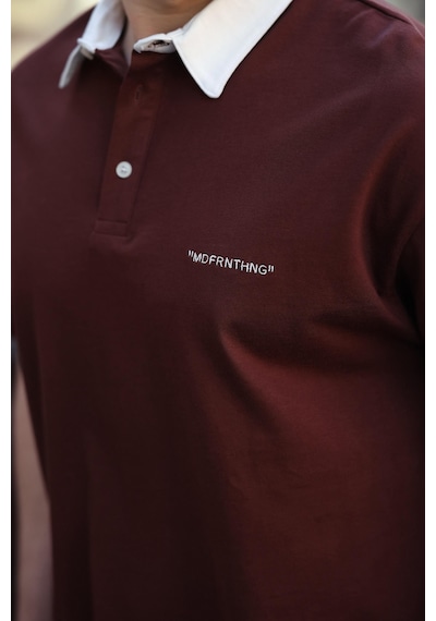 Madmext Acı Kahve Düğmeli Polo Yaka Erkek T-shirt E7119 Acı Kahverengi Madmext Acı Kahve Düğmeli Polo Yaka Erkek T-shirt E7119 Acı Kahverengi