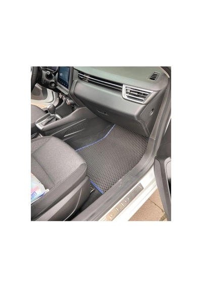 Renault Clio 5 Premium Eva Akıllı Oto Paspas & Metal Topukluk Siyah