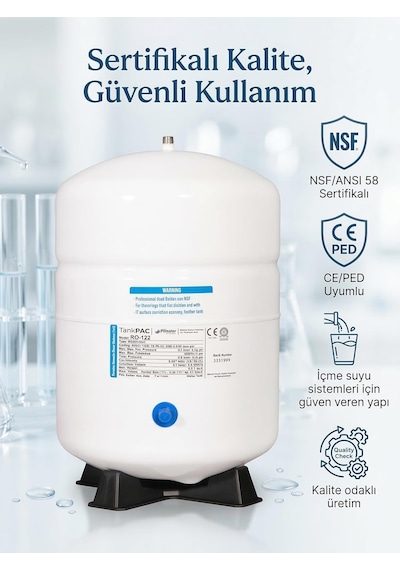 Watalina Su Arıtma Sistemleri Nsf Onaylı 8 Lt Su Arıtma Tankı, 2.2 Galon Diğer