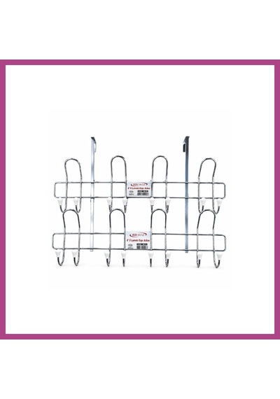 Gees Global Ece 40533 Krom 8lı Lamalı Kapı Askısı Gbzs